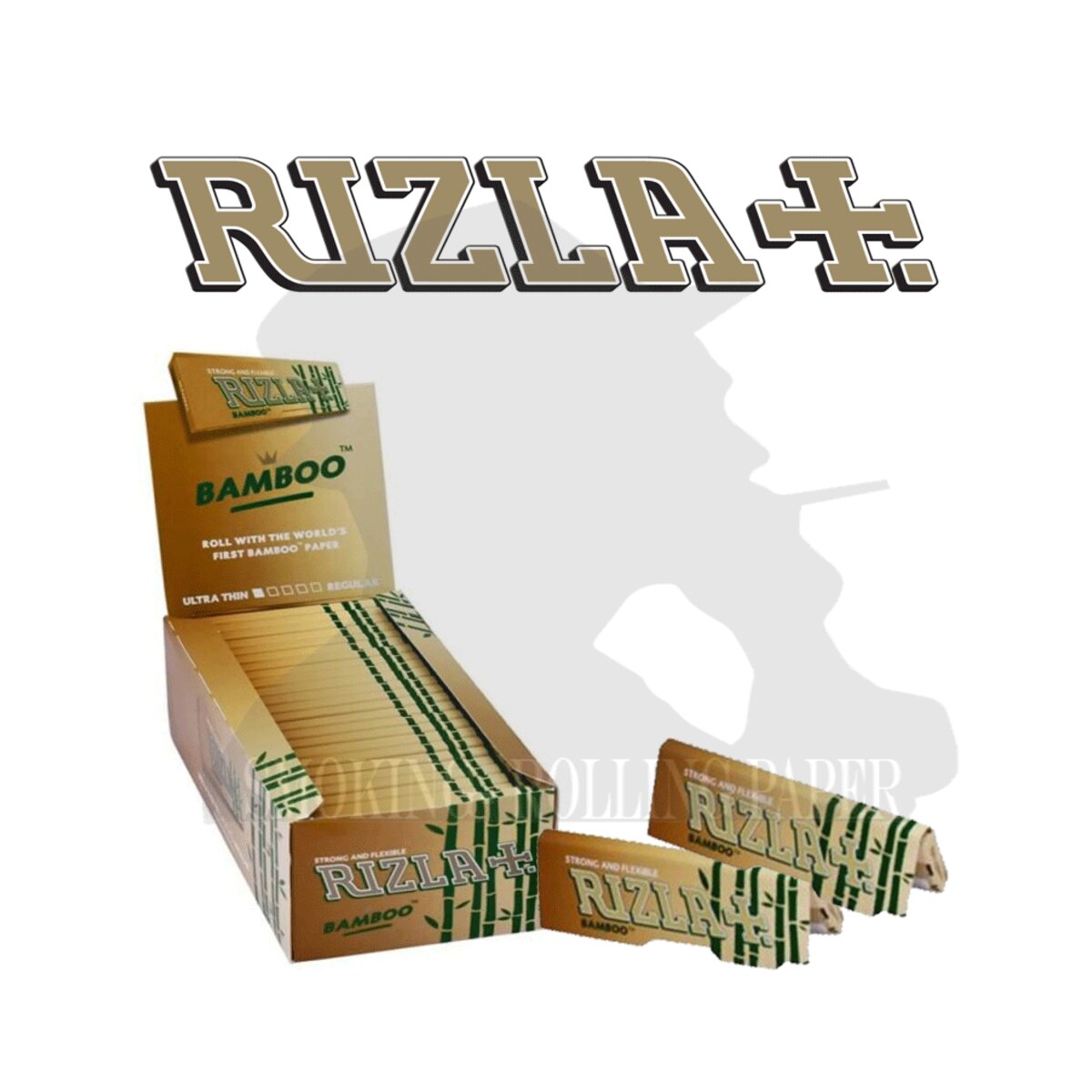 Cartine Rizla Bamboo Singole Corte – Regular Size
