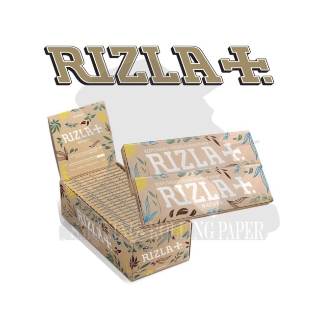 🌿 Cartine Rizla Natura Corte in Canapa – Regular – 50 Libretti