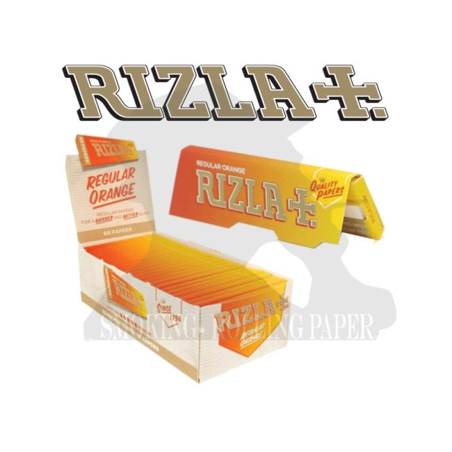 Cartine Rizla Orange Corte – Arancia – Scatola da 50 Libretti