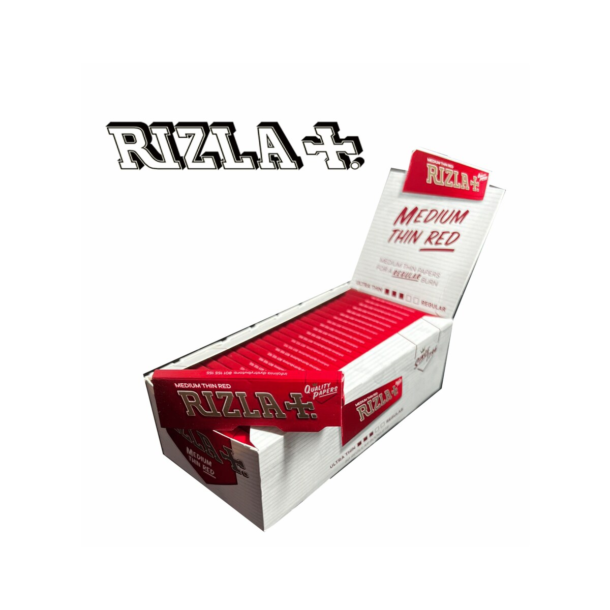 Cartine Rizla Rossa Red Corte Regolare Sigarette Scatola Da 50 Libretti | Foto principale prodotto Cartine Rizla Rossa Red Corte Regolare Sigarette Scatola Da 50 Libretti