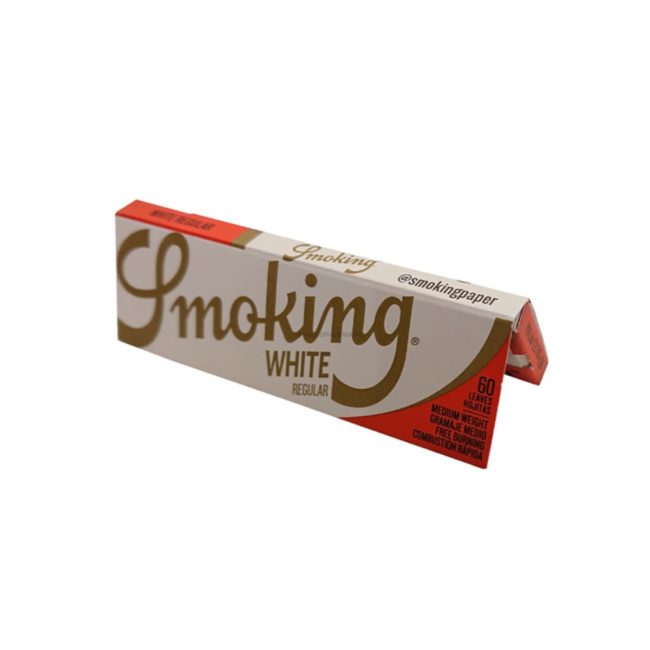 Smoking White Regular Rolling Papers – 50 Booklets | Product detail image Smoking White Regular Rolling Papers – 50 Booklets – product detail