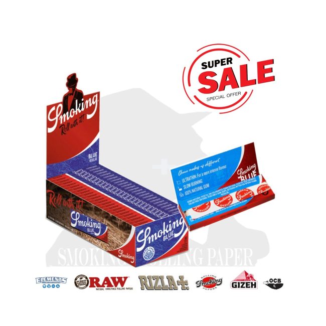 Cartine Smoking Blu Corte – Blue Tree Free Regolari da 50 Libretti | Foto principale prodotto Cartine Smoking Blu Corte – Blue Tree Free Regolari da 50 Libretti