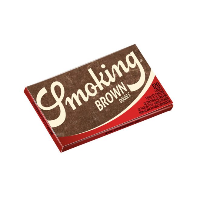 Cartine Smoking Brown Corte Double (senza cloro) – Scatola da 25 Libretti | Foto dettaglio Cartine Smoking Brown Corte Double (senza cloro) – Scatola da 25 Libretti dettaglio prodotto