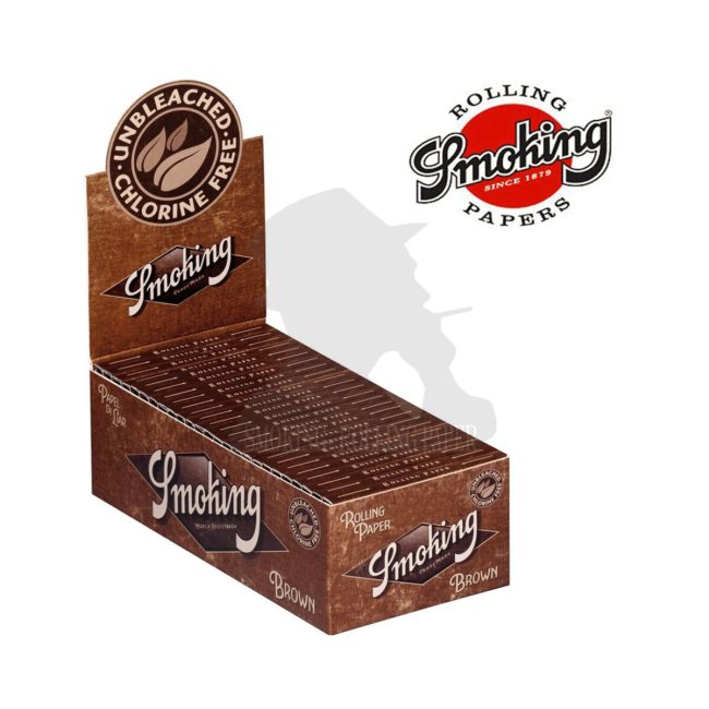 Cartine Smoking Brown Corte Marrone Senza Cloro – Scatola da 50 Libretti | Foto principale prodotto Cartine Smoking Brown Corte Marrone Senza Cloro – Scatola da 50 Libretti
