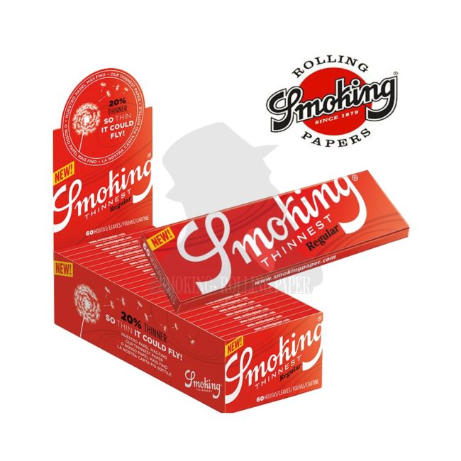 Cartine Smoking Thinnest Corte Singole Regular – Scatola da 50 Libretti | Foto principale prodotto Cartine Smoking Thinnest Corte Singole Regular – Scatola da 50 Libretti