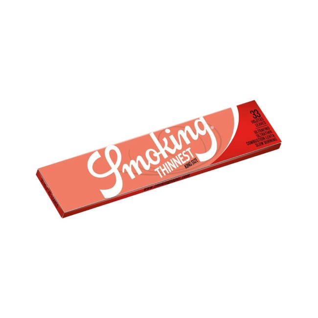 Cartine Smoking Thinnest Red King Size – Box da 50 Libretti | Foto dettaglio Cartine Smoking Thinnest Red King Size – Box da 50 Libretti dettaglio prodotto