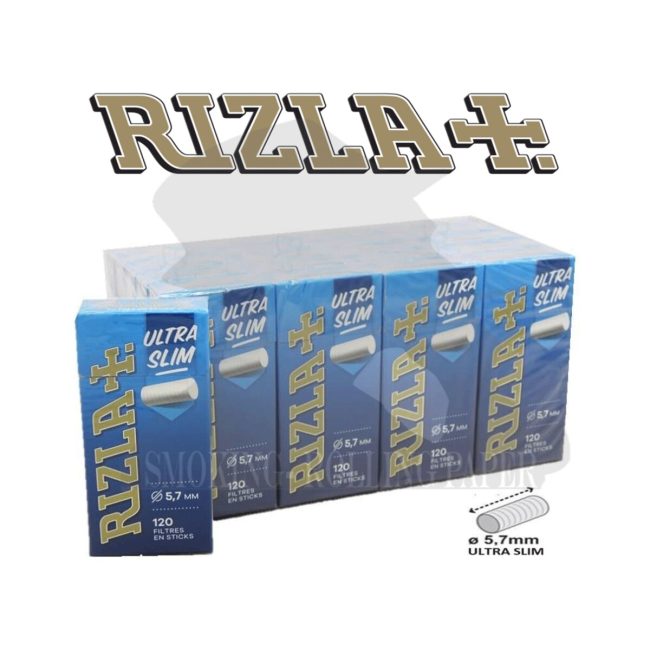 Rizla Filtri Ultra Slim 5,7mm Spugna – Box da 20 Astucci da 120 Filtri | Foto principale prodotto Rizla Filtri Ultra Slim 5,7mm Spugna – Box da 20 Astucci da 120 Filtri