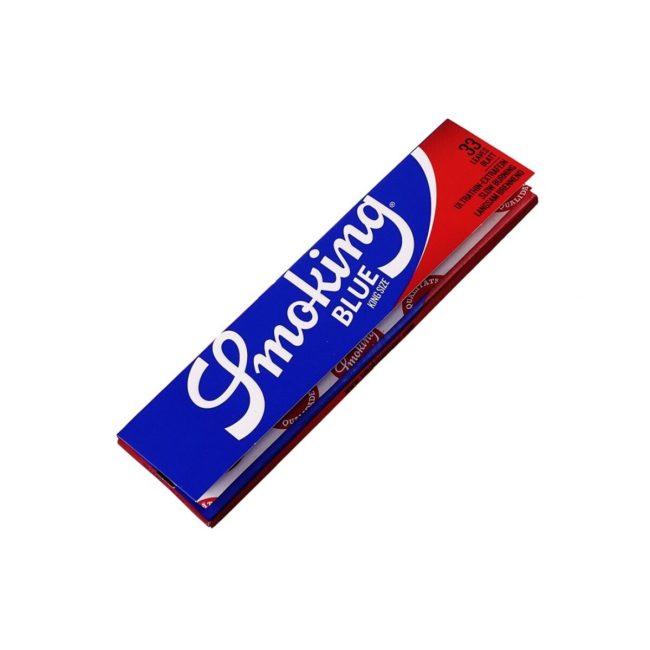 Smoking Cartine Blu King Size Slim Blue Lunghe Box Da 50 Libretti dettaglio prodotto