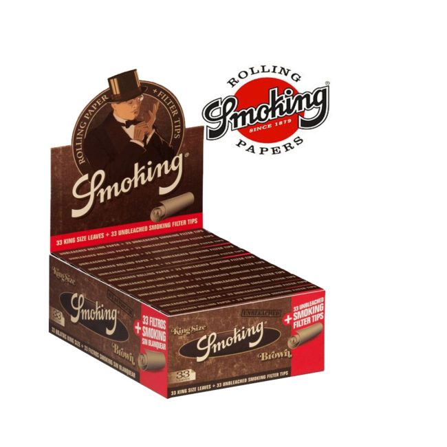 Smoking Cartine Brown King Size + Filtri – 24 Libretti | Foto principale prodotto Smoking Cartine Brown King Size + Filtri – 24 Libretti