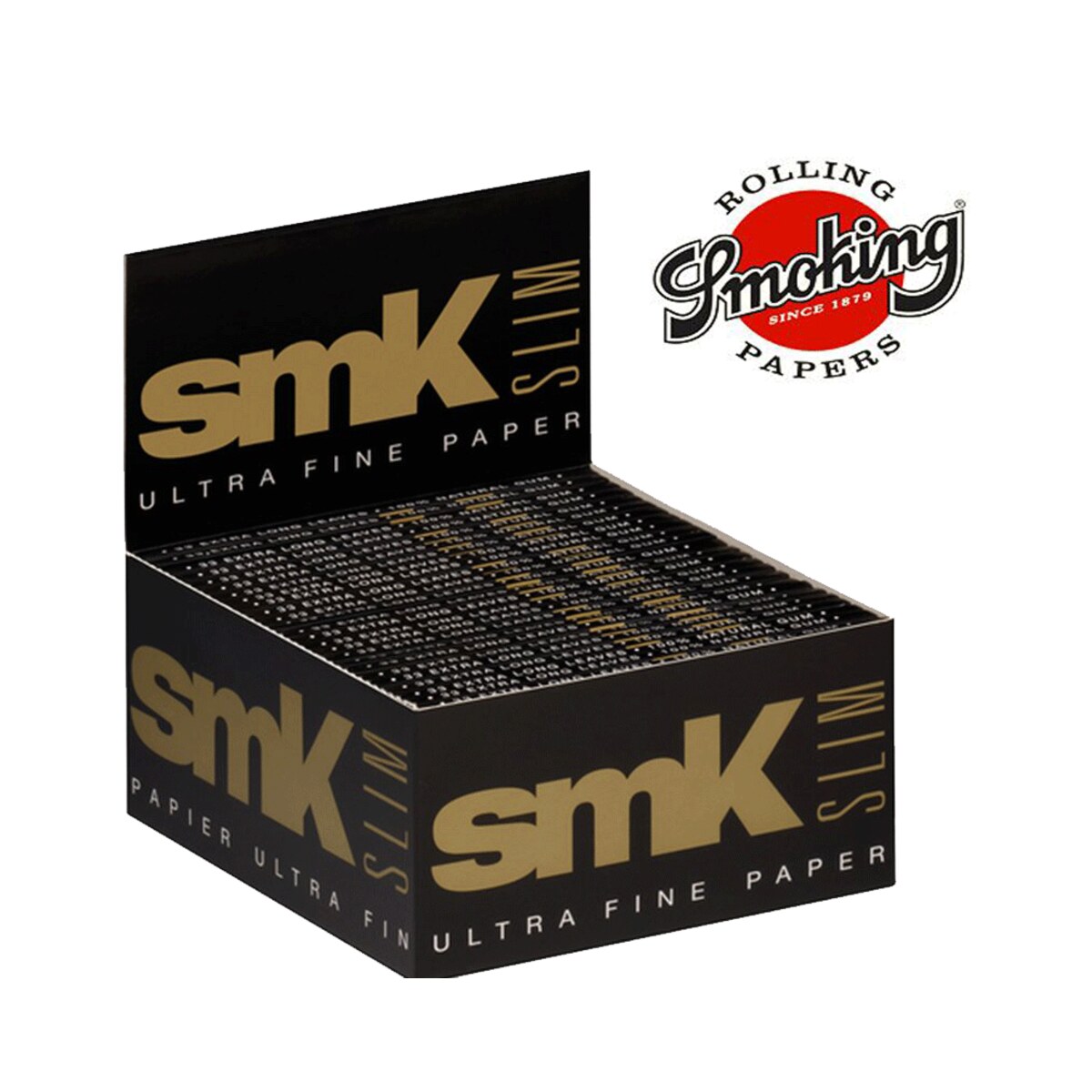Smoking Cartine SMK Ultra Fine King Size Slim – 50 Libretti | Foto principale prodotto Smoking Cartine SMK Ultra Fine King Size Slim – 50 Libretti