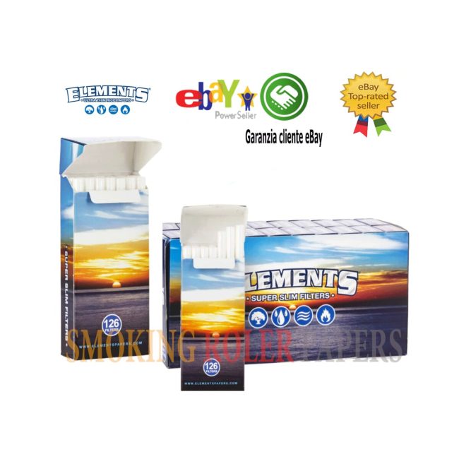 Filtre Elements Super Slim 5mm en Sticks Confezione 20 Da126 Filtri | Foto principale prodotto Filtre Elements Super Slim 5mm en Sticks Confezione 20 Da126 Filtri