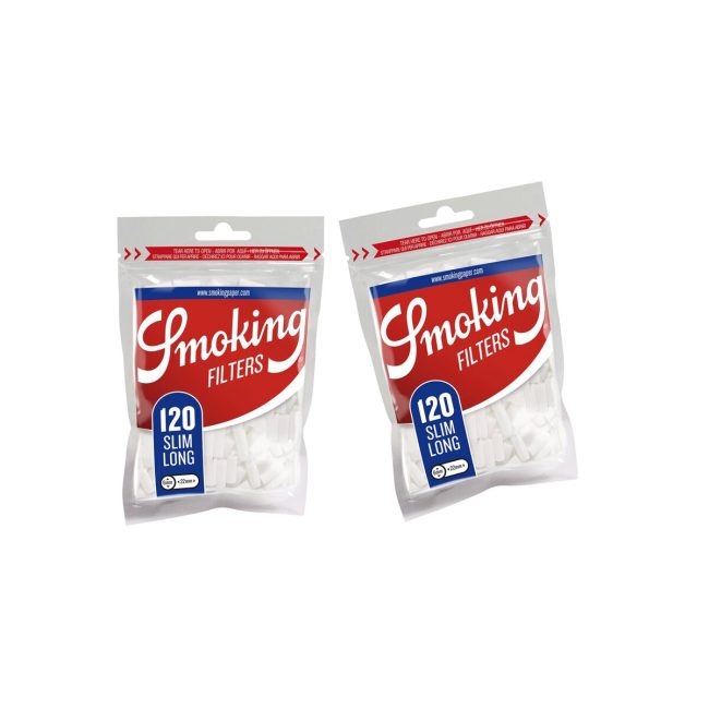 Smoking Classic Long Slim 6 mm x 22 mm Filters – 120 Filters
