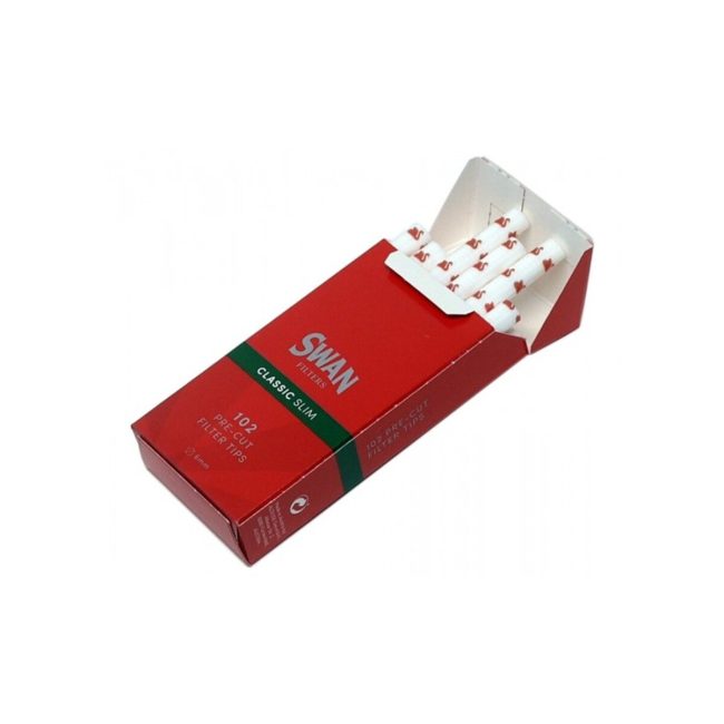 Swan Filtri Red Classic Slim 6mm Poppatips – Confezione 20 x 120 Filtrini | Foto dettaglio Swan Filtri Red Classic Slim 6mm Poppatips – Confezione 20 x 120 Filtrini dettaglio prodotto