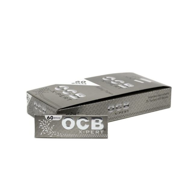 Cartine OCB X-Pert Argento Corte – Silver Fit – Scatola da 50 Libretti (60 Fogli ciascuno) | Foto principale prodotto Cartine OCB X-Pert Argento Corte – Silver Fit – Scatola da 50 Libretti (60 Fogli ciascuno)