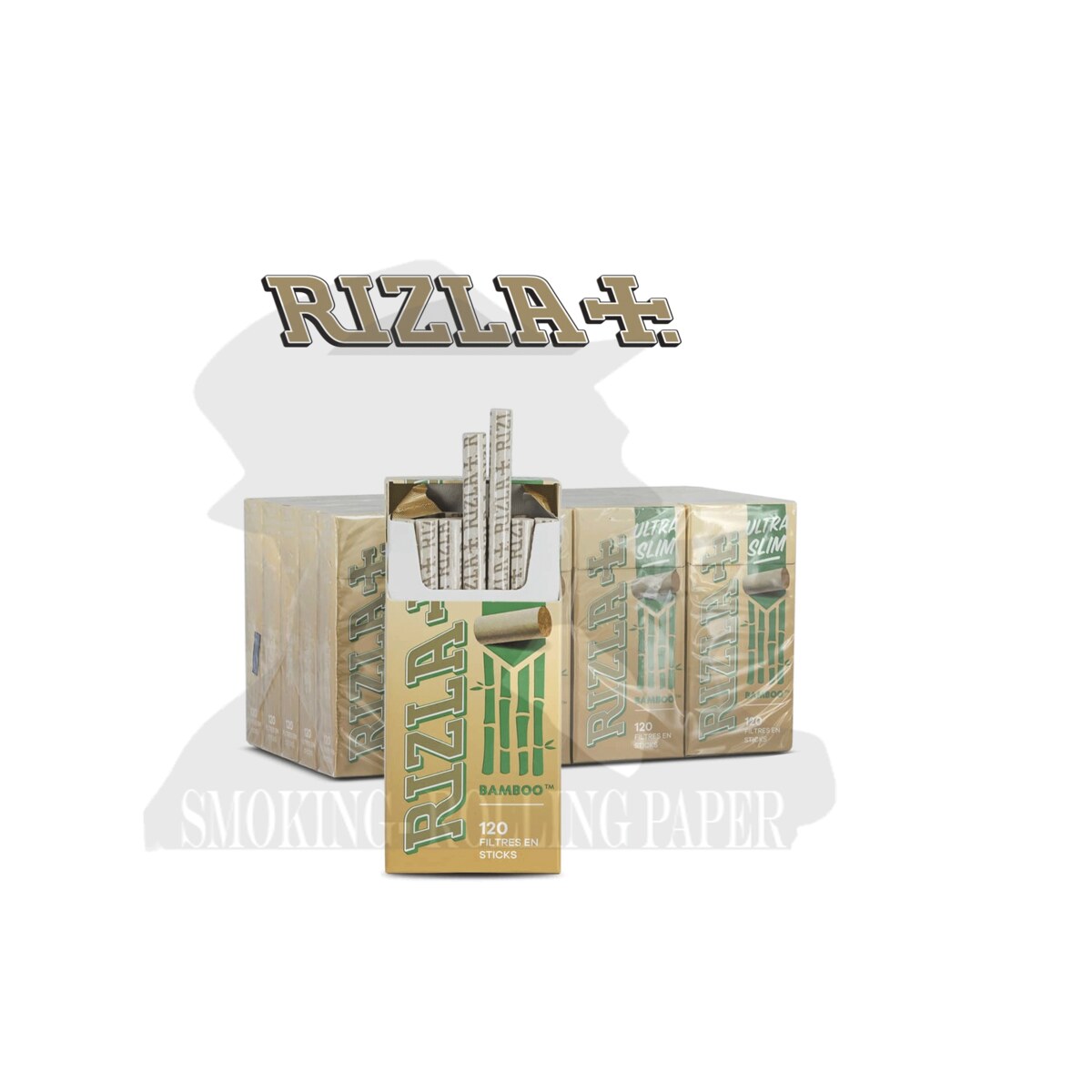 Rizla Filtri Bamboo Ultra Slim di 5,7 mm -120 Filtre | Foto principale prodotto Rizla Filtri Bamboo Ultra Slim di 5,7 mm -120 Filtre