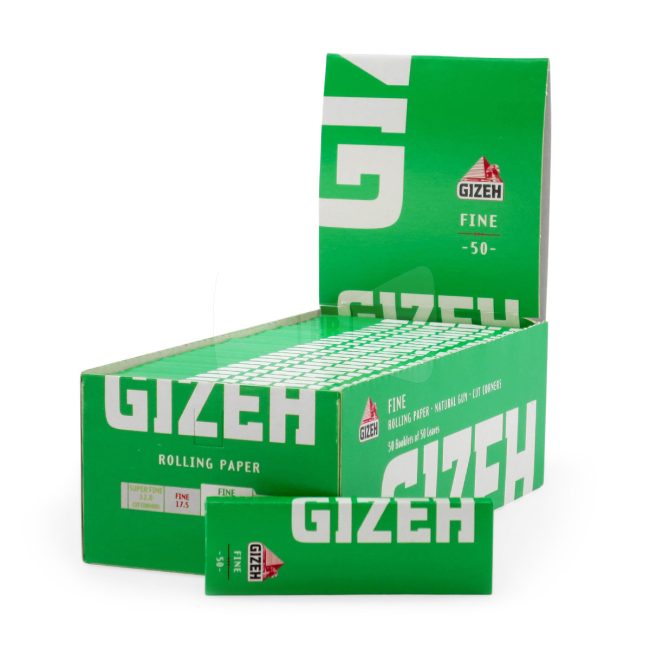 Gizeh Fine Green Extra Slim Rolling Papers – 50 Booklets | Main product image Gizeh Fine Green Extra Slim Rolling Papers – 50 Booklets