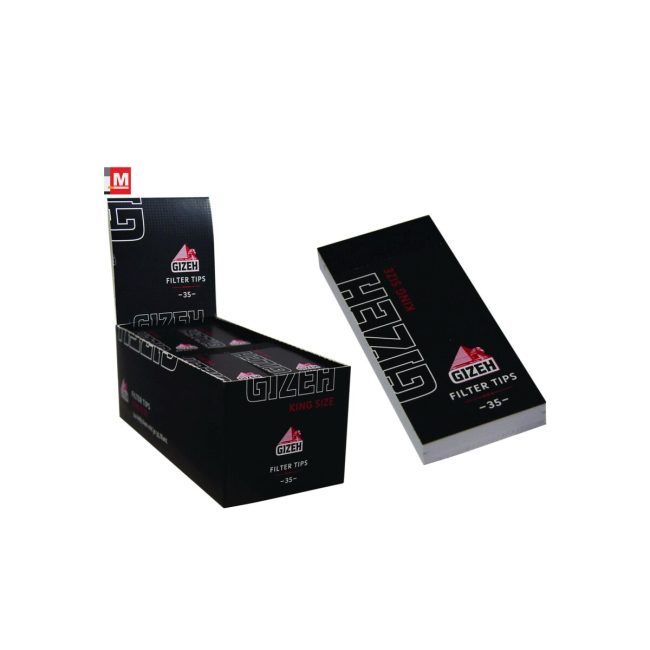Gizeh Filtri di Carta Neri Regular – Filtro Black in Blocchetti