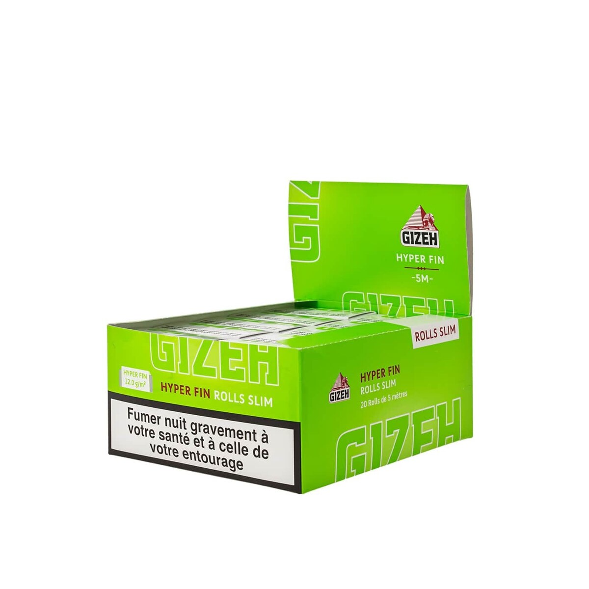 Gizeh Rolls Fine Slim – Rullo da 5 Metri – 20 Rotolini