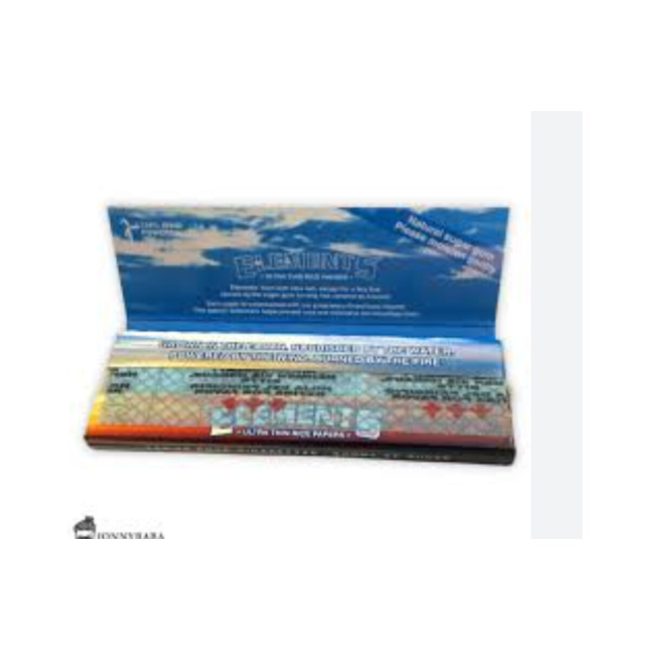Cartine Elements Blue Corte Singole – Scatola da 50 Libretti | Foto prodotto Cartine Elements Blue Corte Singole – Scatola da 50 Libretti