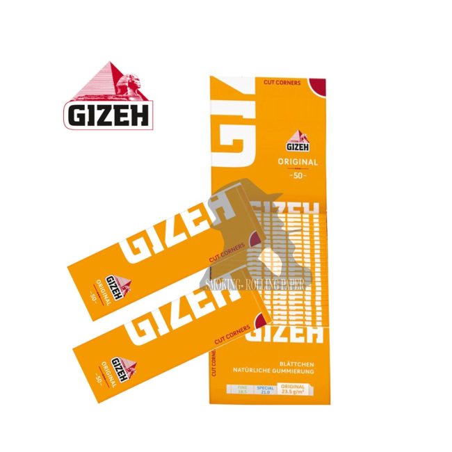 Gizeh Original Regular Rolling Papers – 50 Booklets