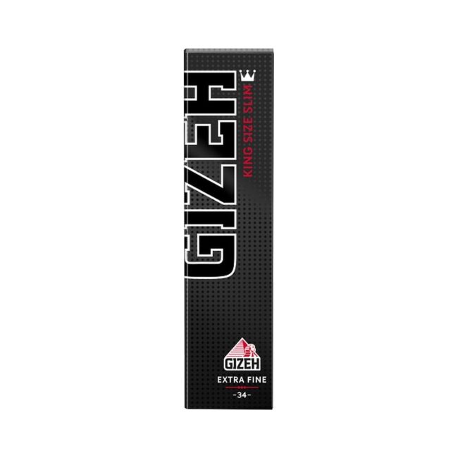 Cartine Gizeh nero extra fine Black King Size slim magnetiche 25 libretti | Foto dettaglio Cartine Gizeh nero extra fine Black King Size slim magnetiche 25 libretti dettaglio prodotto