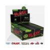 Cartine RAW Black Organic Naturale – King Size Slim – Scatola da 50 Libretti