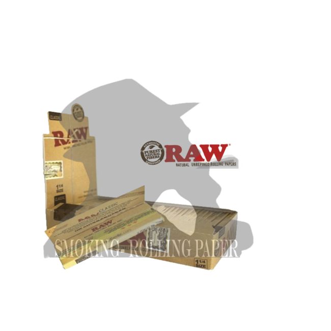 Cartine Raw Classic Medium 1¼ Corte Scatola 24 Libretti | Foto principale prodotto Cartine Raw Classic Medium 1¼ Corte Scatola 24 Libretti