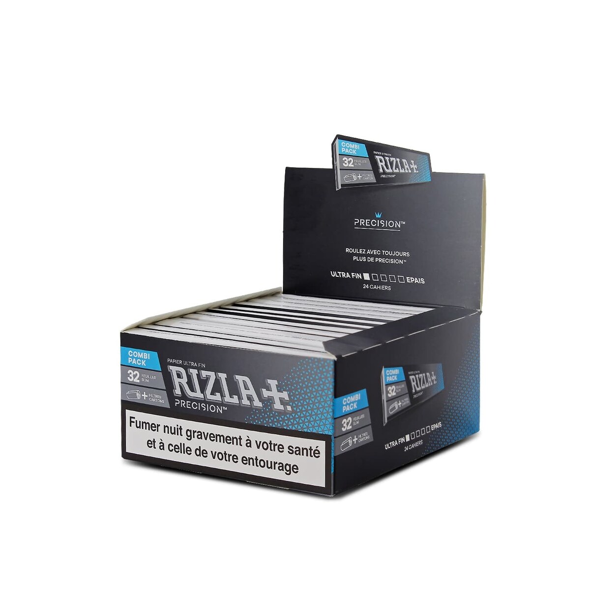 Cartine Rizla Precision Slim King Size + Filtri in Carta – 24 Libretti
