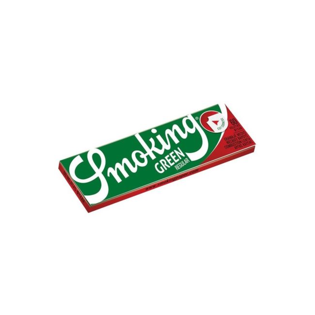 Cartine Smoking Green Corte (Verde Regular con angoli tagliati) – 50 Libretti dettaglio prodotto