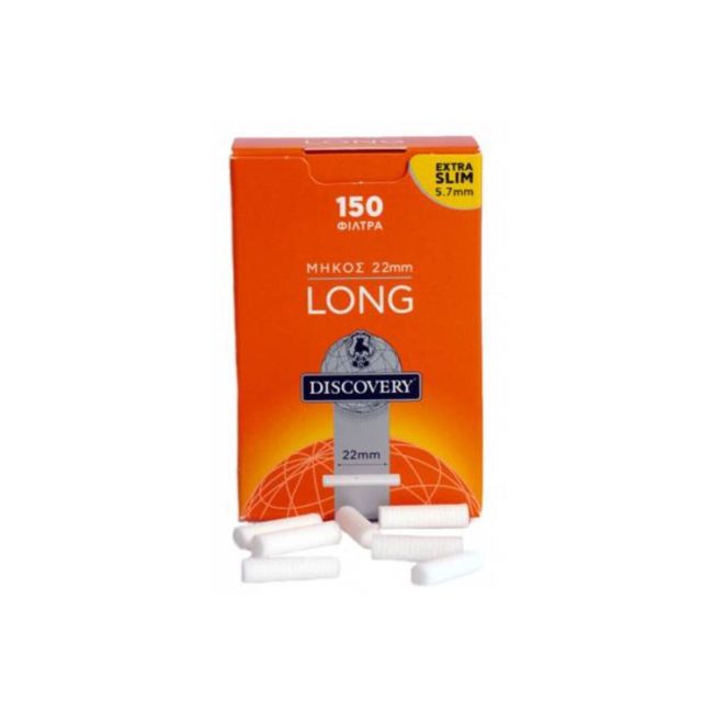 Discovery Filtri Extra Slim 5,7mm Lunghi – 10 Confezioni da 150 Filtrini | Foto dettaglio Discovery Filtri Extra Slim 5,7mm Lunghi – 10 Confezioni da 150 Filtrini dettaglio prodotto