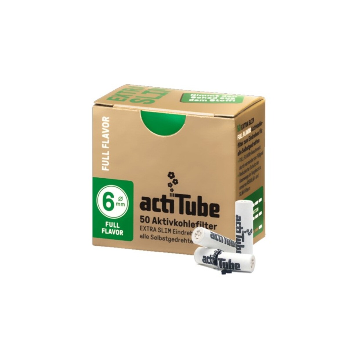 Filtri ActiTube Extra Slim 6mm – Carboni Attivi