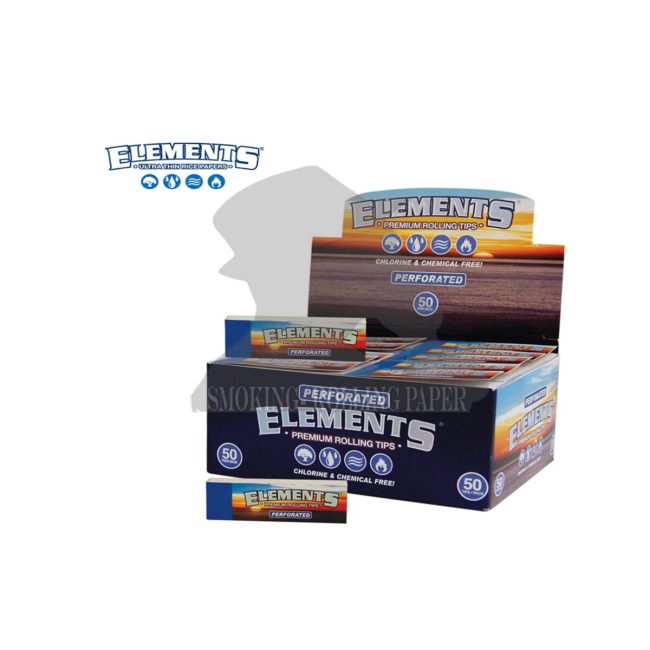 Filtri in Carta Elements Wide Rolling Tips Slim Perforated – 50 Blocchetti | Foto principale prodotto Filtri in Carta Elements Wide Rolling Tips Slim Perforated – 50 Blocchetti