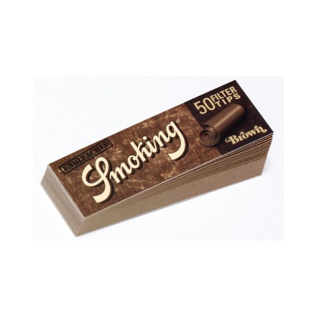Filtri in Carta Smoking Brown Slim Tips Non Sbiancata Marrone ungebleicht da 50 Blocchetti | Foto dettaglio Filtri in Carta Smoking Brown Slim Tips Non Sbiancata Marrone ungebleicht da 50 Blocchetti dettaglio prodotto
