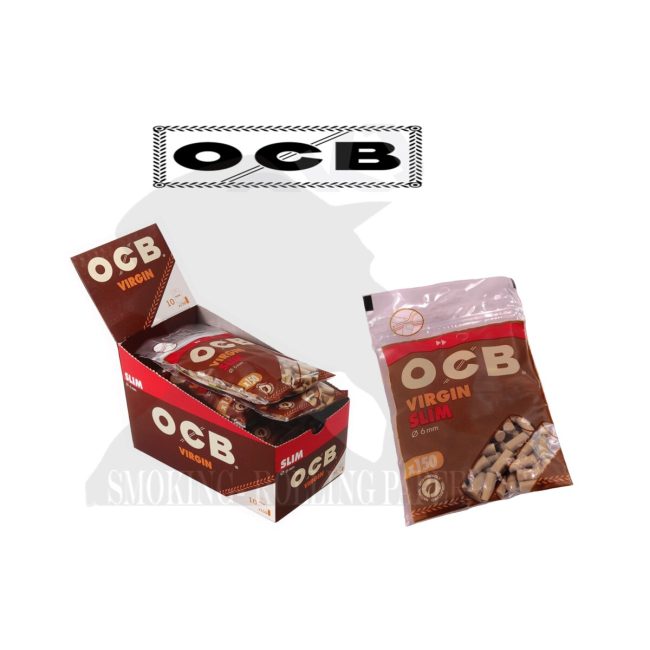 Filtri OCB Unbleached Virgin Slim 6mm – 10 Bustine da 150 Filtrini