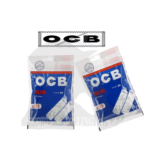OCB Blue Slim 6 mm Filters – 20 Bags of 120 Filters | Main product image OCB Blue Slim 6 mm Filters – 20 Bags of 120 Filters