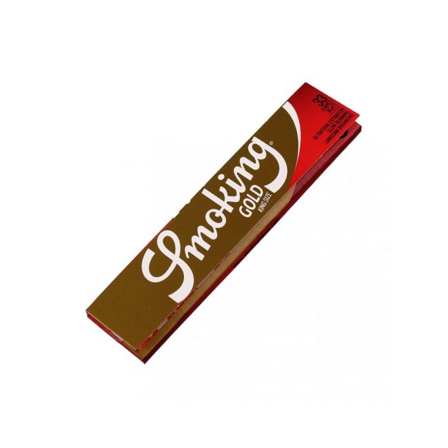 Smoking Gold King Size Slim Rolling Papers – 50 Booklets | Product image 1 Smoking Gold King Size Slim Rolling Papers – 50 Booklets – product image 1