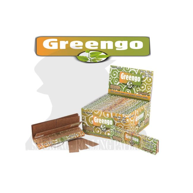 Cartine Greengo Lunghe King Size Slim + Filtri in Carta – 24 Libretti