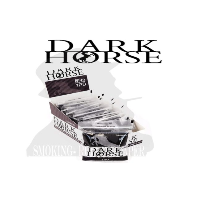 Filtri Dark Horse Slim 6mm con Carboni Attivi – 10 Sacchetti da 120 Filtrini | Foto principale prodotto Filtri Dark Horse Slim 6mm con Carboni Attivi – 10 Sacchetti da 120 Filtrini