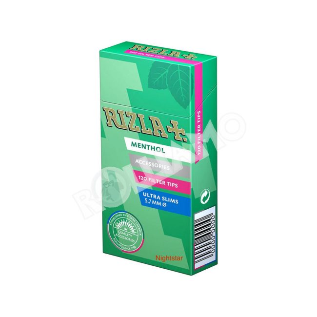 Rizla Menthol Ultra Slim 5.7 mm Pop Tips Filter Sticks – 120 Filters – product image 1