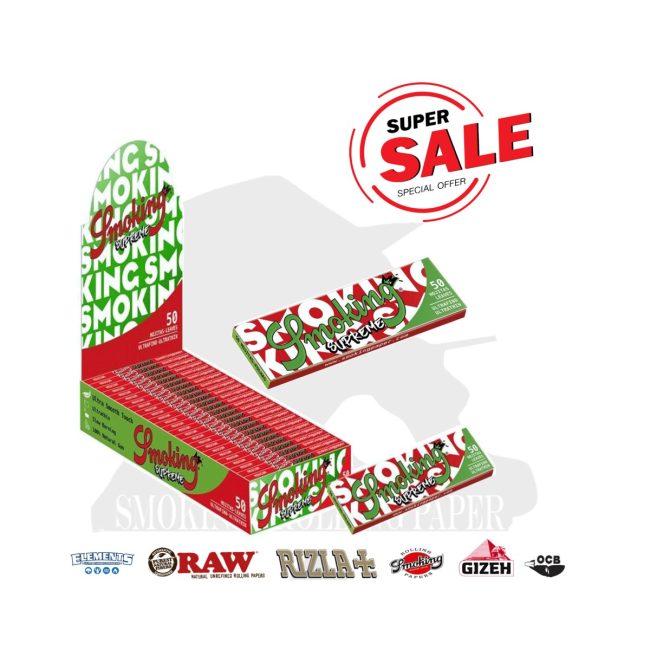 Cartine Smoking Supreme Ultra Thin 1¼ Medium – Scatola da 24 Libretti | Foto principale prodotto Cartine Smoking Supreme Ultra Thin 1¼ Medium – Scatola da 24 Libretti
