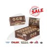 OCB Virgin Extra Fine Brown Rolls Slim Rolling Papers – 24 Rolls