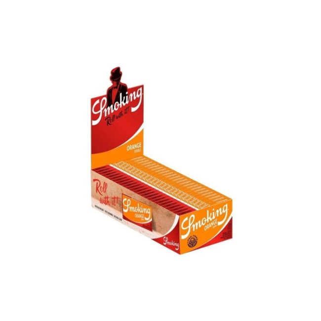 Cartine Smoking Orange Regolare Corte Arancioni Singole – Scatola da 50 Libretti | Foto principale prodotto Cartine Smoking Orange Regolare Corte Arancioni Singole – Scatola da 50 Libretti