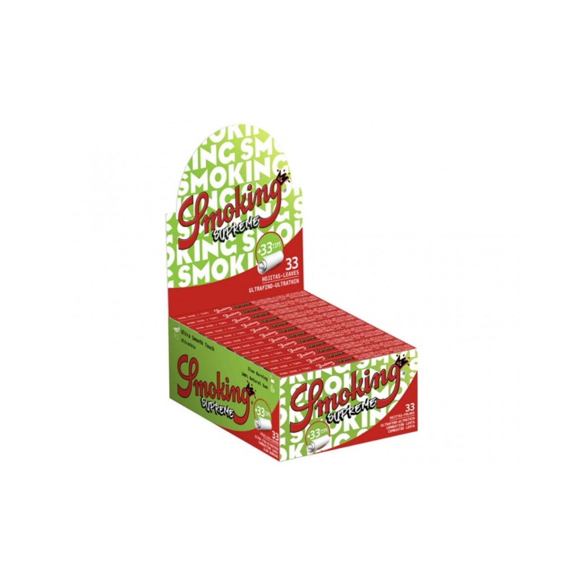 Cartine Smoking Supreme King Size Ultra Thin + Filtri – 24 Libretti | Foto principale prodotto Cartine Smoking Supreme King Size Ultra Thin + Filtri – 24 Libretti