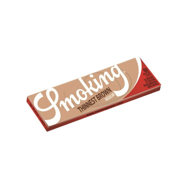 Cartine Smoking Thinnest Brown Corte Marroni Singole – Scatola da 50 Libretti | Foto dettaglio Cartine Smoking Thinnest Brown Corte Marroni Singole – Scatola da 50 Libretti dettaglio prodotto