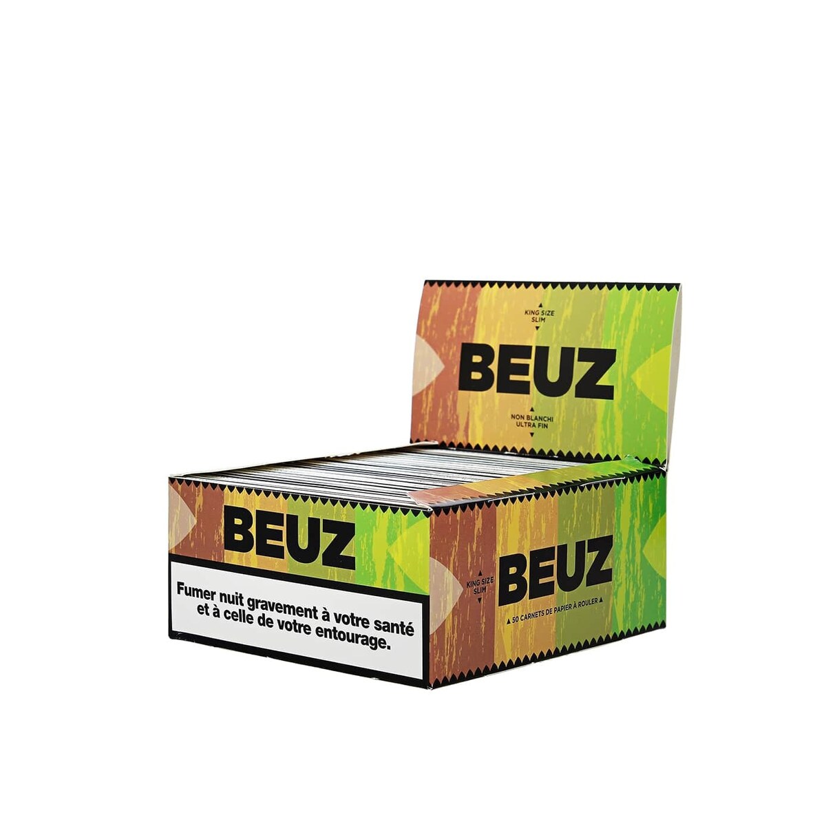 Cartine Beuz King Size Brown Marrone Lunghe – 50 Libretti