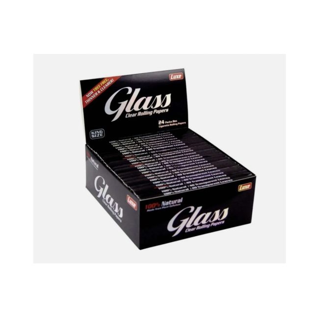 Cartine Glass Clear Cellulosa Lunghe Trasparenti King Size – 24 Libretti | Foto principale prodotto Cartine Glass Clear Cellulosa Lunghe Trasparenti King Size – 24 Libretti