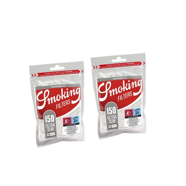 Smoking Ultra Slim 5.3 mm x 15 mm Filters – 150 Filters