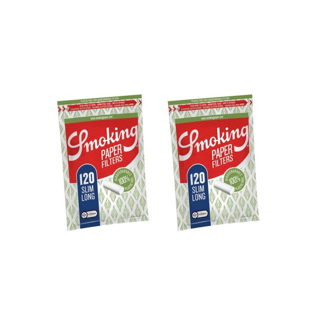 Smoking Filtri Ecco Lungo Slim 6mm x 22mm – In Bustina da 120 Filtri | Foto principale prodotto Smoking Filtri Ecco Lungo Slim 6mm x 22mm – In Bustina da 120 Filtri