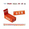 Cartine OCB Arancioni Corte (Orange) Singole – Scatola da 50 Libretti