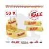 Cartine RAW Ethereal King Size – Premium Gold Edition – 50 Libretti | Foto principale prodotto Cartine RAW Ethereal King Size – Premium Gold Edition – 50 Libretti
